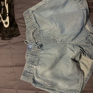 striped flow shorts